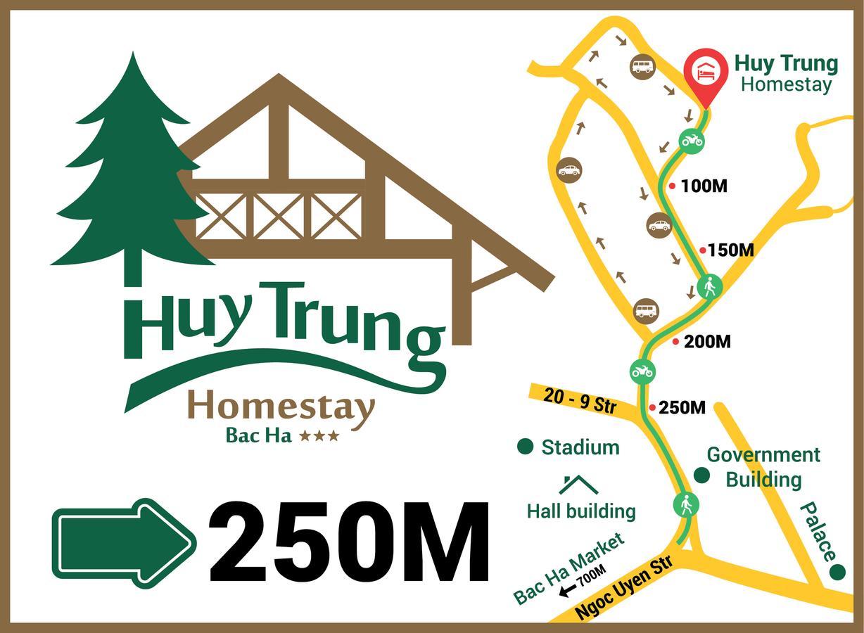Huy Trung Homestay Bac Ha  Zewnętrze zdjęcie