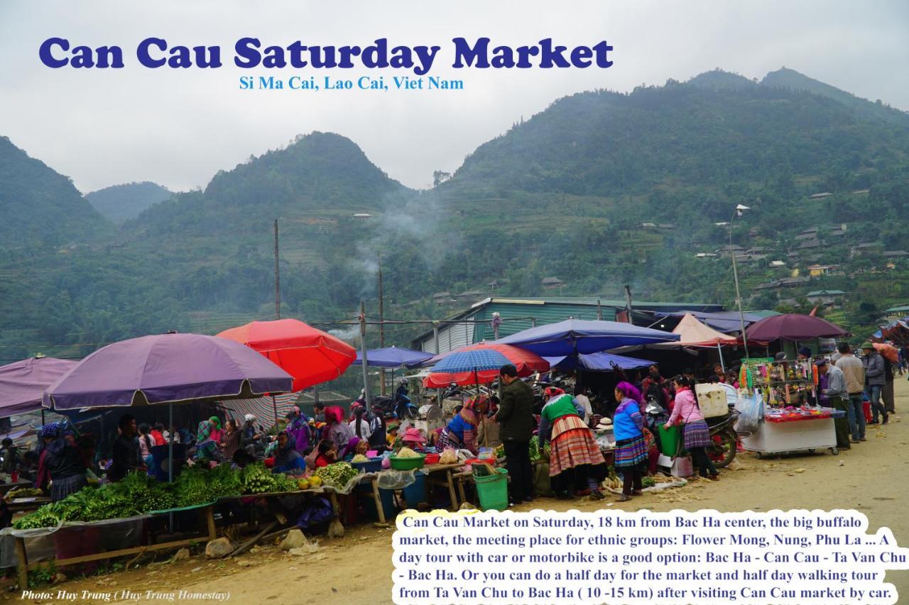 Huy Trung Homestay Bac Ha  Zewnętrze zdjęcie
