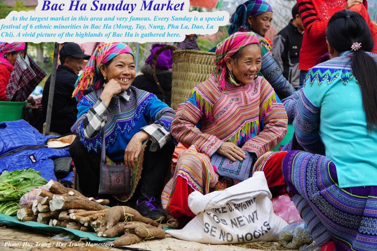 Huy Trung Homestay Bac Ha  Zewnętrze zdjęcie